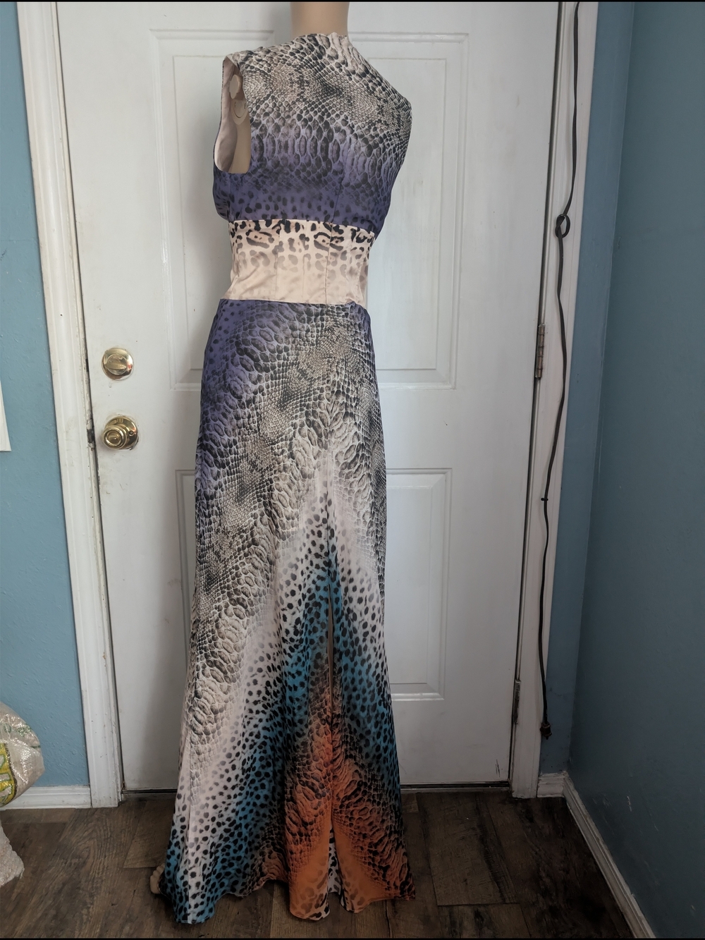 Marciano Multicolor Animal-Print Maxi Dress - Picture 5 of 8